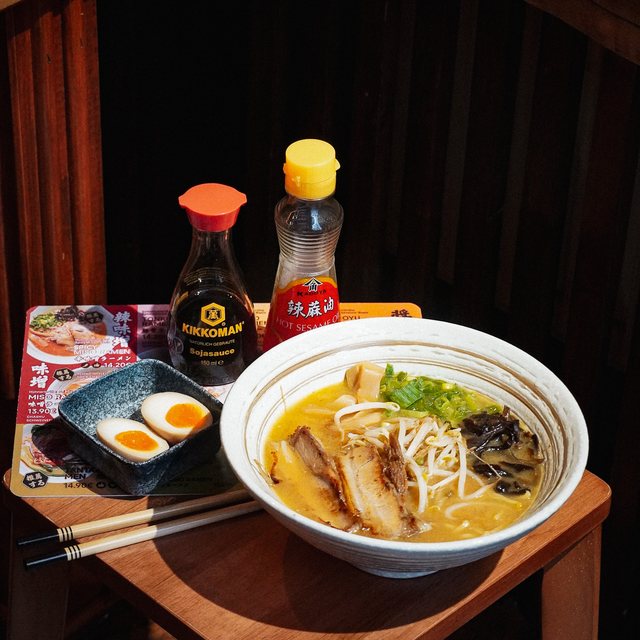 Ramen mit Ei bei Moiwa Ramen